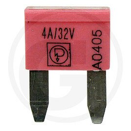 ELECTRICITE ECLAIRAGE PLS* - ELECTRICITE ECLAIRAGE* - Fusibles mini plats 4A DIN 72 581, rose