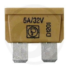 ELECTRICITE ECLAIRAGE PLS* - ELECTRICITE ECLAIRAGE* - Fusibles enfichables plat 5A DIN 72 581, brun clair