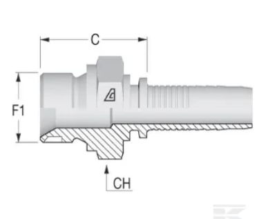 PIECES UNIVERSELLE PAG* - HYDRAULIQUE* - Raccord à sertir DN6-MC1/2