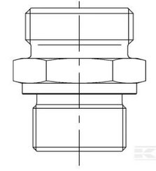 PIECES UNIVERSELLE PAG* - HYDRAULIQUE* - Raccord 12L - M18