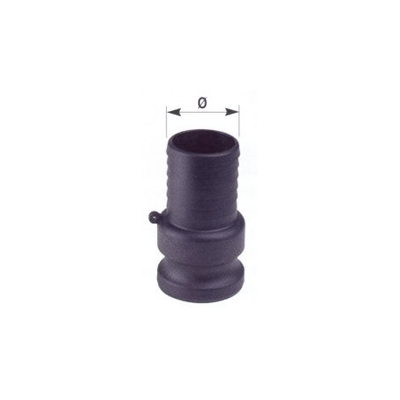 PIECES TECHNIQUES AGRI PAG* - PULVERISATION* - 1/2 RACCORD À CÂME MÂLE 3/4" POUR TUYAUX D.13