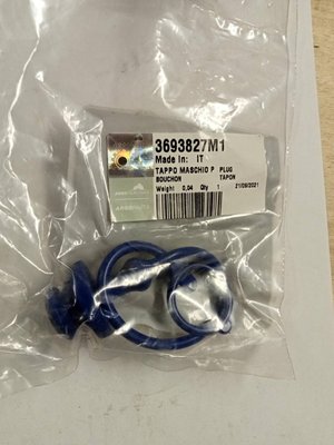 PIECES TRACTEUR PAG* - CONCURENCEE* - BOUCHON PRISE HYDRAULIQUE MALE 1/2 BLEU Landini