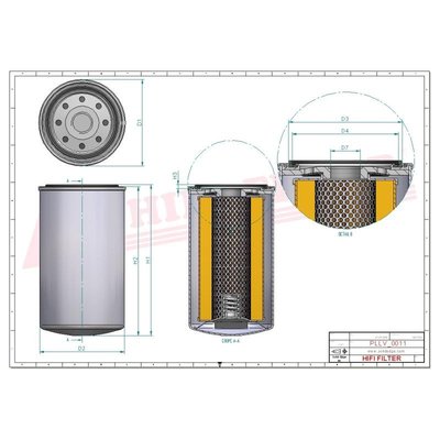 PIECES TRACTEUR PAG* - FILTRATION* - Filtre huile mot Kubota
