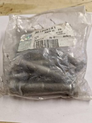 PIECES TRACTEUR PAG* - CAPTIVE* - VIS TH M12X75 10.9 9311275109 Landini