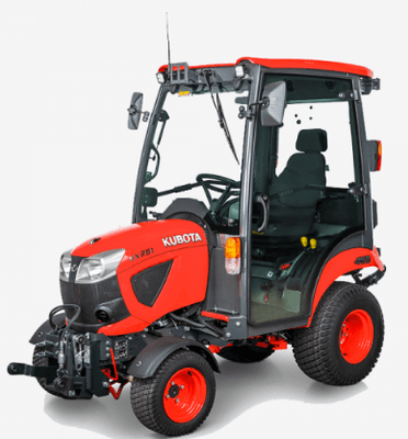 TRACTEUR COMPACT - Série BX CABINE - Micro tracteur Kubota BX 231 DV Cabine* - 23 ch - Transmission HST
