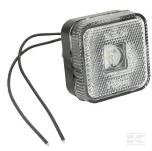 PIECES DETACHEES MOTOC - PIECES DETACHE MOTOC - Feu de gabarit LED, carré, 12-24V, 65x65x28mm, Kramp