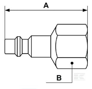 PIECES UNIVERSELLE PAG* - HYDRAULIQUE* - "Racc. rap. filet fem. BSP 3/8