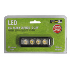 ELECTRICITE ECLAIRAGE PLS* - ELECTRICITE ECLAIRAGE* - FEU A ECLAT 12/24V IP67 ORANGE LumiTrack