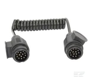 PIECES DETACHEES MOTOC - PIECES DETACHE MOTOC - Câble spiralé 12V/13pol.-1,75m