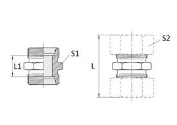PIECES UNIVERSELLE PAG* - HYDRAULIQUE* - Union égale Ø17