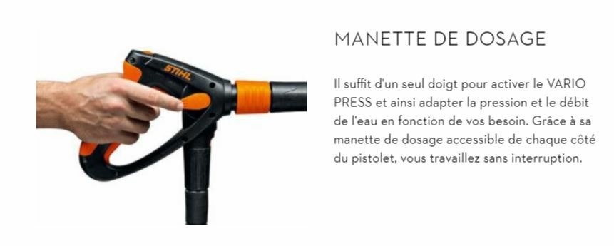 NETTOYEUR HAUTE PRESSION - NHP 230V - RE 362 PLUS Nettoyeur HP élect