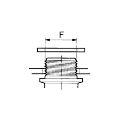 PIECES TECHNIQUES AGRI PAG* - PULVERISATION* - JOINT PLAT 1/2" pour filetage male