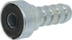 Raccord rapide baïonnette pour tuyau Ø8mm - blister de 2 pcs