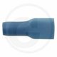 Cosses baïonnettes isol. bleu, 6,3 x 0,8 mm, pour câbles de 1,5 à 2,5 mm²