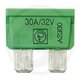 Fusibles enfichables plat 30A DIN 72 581, vert