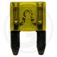 Fusibles mini plats20A DIN 72 581, jaune