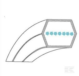 PIECES USURES MOTOC PEV* - COURROIE* - COURROIE AA 86