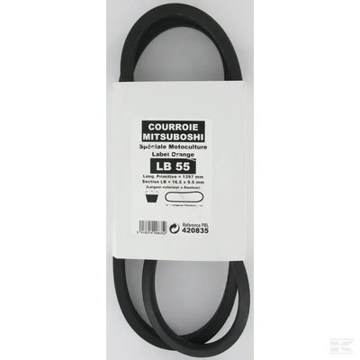 PIECES USURES MOTOC PEV* - COURROIE* - Courroie LB55 Mitsuboshi