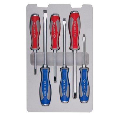 OUTILLAGE PLS* - OUTILLAGE A MAIN* - Jeu de 6 tournevis lame traversante King Tony
