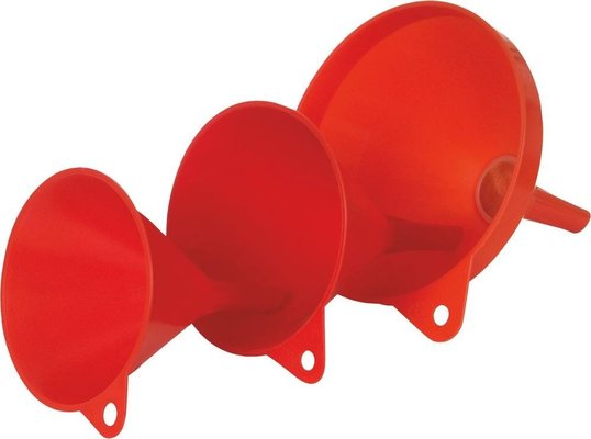 ACCESSOIRE GRAISSAGE ET LUBRIFICATION PLS* - ACCESSOIRE GRAISSAGE ET LUBRIFICATION* - LOT DE 3 ENTONNOIRS 140/164/208MM