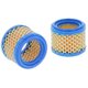 Filter Breather 60mm O/D Filter 25MM O/D Blue