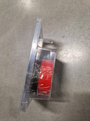 ELECTRICITE ECLAIRAGE PLS* - ELECTRICITE ECLAIRAGE* - 2 ROULEAUX ADHESIF Rouge+Noir