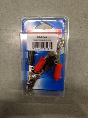 ELECTRICITE ECLAIRAGE PLS* - ELECTRICITE ECLAIRAGE* - 2 PINCES CROCODILE 40A