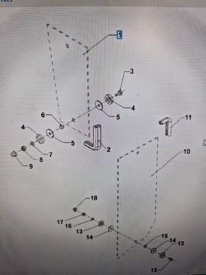 PIECES TRACTEUR PAG* - CONCURENCEE* - VITRE Landini
