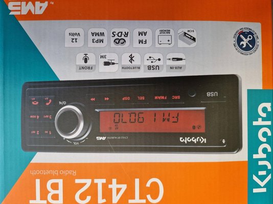 ELECTRONIQUE EMBARQUE PLS* - ELECTRONIQUE EMBARQUE* - AUTO RADIO CHASSIS COURT KUBOTA CT412BT