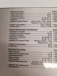 OUTILLAGE PLS* - ELECTROPORTATIF* - HAUT-PARLEUR CLARION 130MM 2V Landini