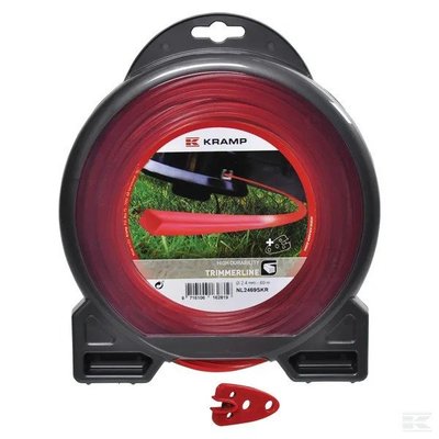 CONSOMMABLE MOTOC PLS* - FIL COUTEAU* - Fil de coupe Ø 3mm 44m carré rouge Kramp