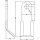 Fleau y 60x8x205D25 p/ Sicma