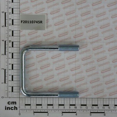 PIECES TECHNIQUES AGRI PAG* - DIVERS* - ETRIER M12 POUR TUBE 70X70 MASCHIO GASPARDO