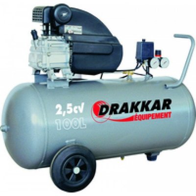 OUTILLAGE PLS* - GROS EQUIPËMENT ATELIER* - COMPRESSEUR 100L 2.5 MONO