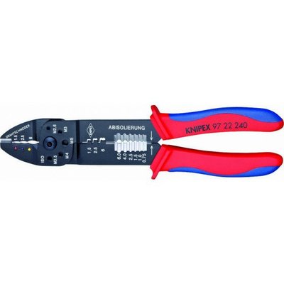 OUTILLAGE PLS* - OUTILLAGE A MAIN* - PINCE A SERTIR 240mm16.90 KNIPEX 9722240