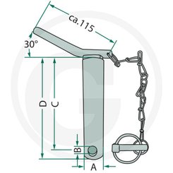 ATTELAGE PLS* - ATTELAGE* - Axe a poignee D.22