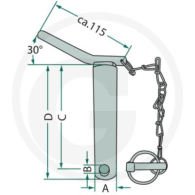 ATTELAGE PLS* - ATTELAGE* - Axe a poignee D.22