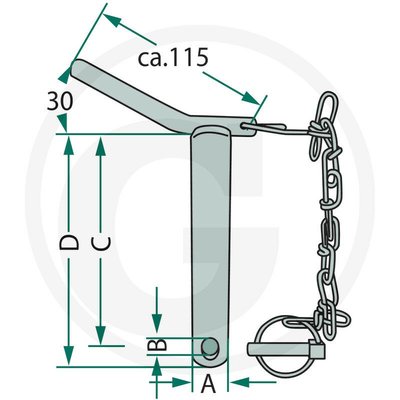 ATTELAGE PLS* - ATTELAGE* - Axe a poignee D.32
