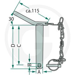 ATTELAGE PLS* - ATTELAGE* - Axe a poignee D.32