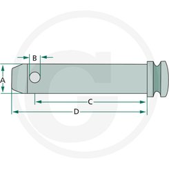 ATTELAGE PLS* - ATTELAGE* - AXECat. 3 L. = 143 mm d.32 mm