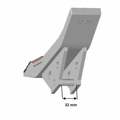 PIECES USURES AGRI PAG* - CARBURE* - SABOT SOUSSOLEUR MASCHIO Attila/Pinocchio R17220370 Ecrt.32
