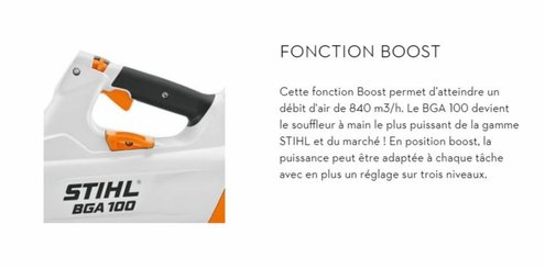 SOUFFLEUR - SOUFFLEUR A BATTERIE - BGA 100 Souffleur à batt