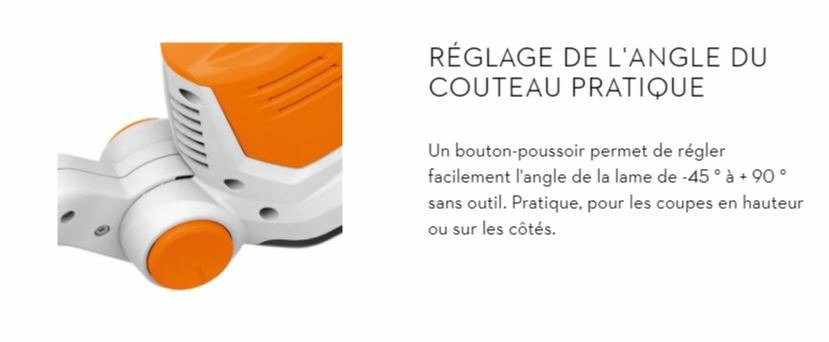 TAILLE HAIE - TAILLE HAIE A BATTERIE - HLA 56 Taille-haie s/perche à batt