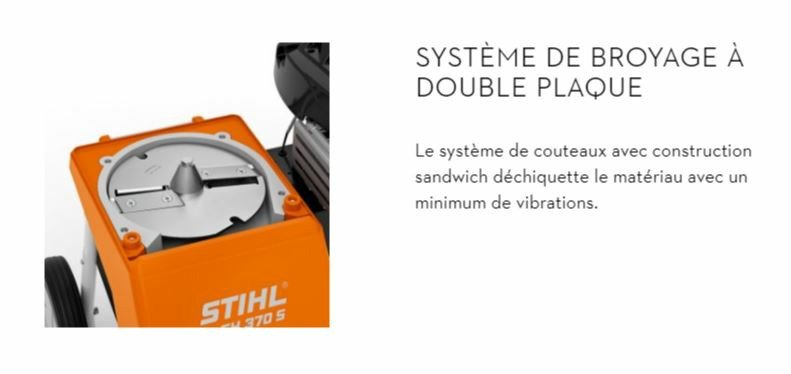 BROYEUR DE VEGETAUX - BROYEUR THERMIQUE - GH 370.0 S Broyeur