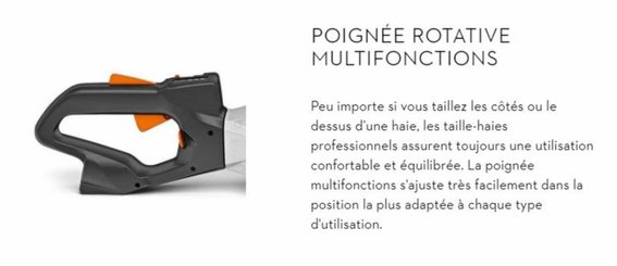 TAILLE HAIE - TAILLE HAIE A BATTERIE - HSA 94 R Taille-haies sur batterie,