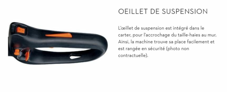 TAILLE HAIE - TAILLE HAIE THERMIQUE - HS 46 Taille-haie therm 450mm