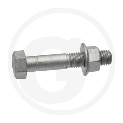 PIECES USURES AGRI PAG* - CHARRUE* - BOULON M12X65 AVEC ECROU Kverneland