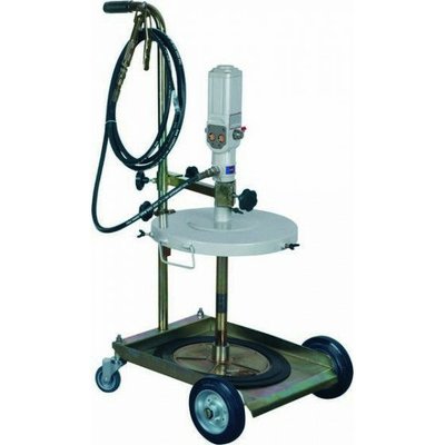 OUTILLAGE PLS* - GROS EQUIPËMENT ATELIER* - Pompe pneu graisse 50kg+ chariot