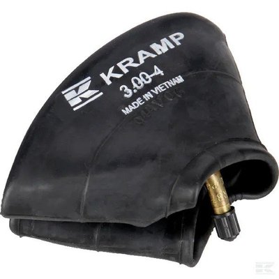 Materiels - KRAMP - Chambre à air pour jante Ø 4", 3.00-4 / 4.00-4, valve coudée 90° TR87