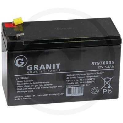 BATTERIE PLS* - MOTOCULTURE* - BATTERIE 7/5 AMP